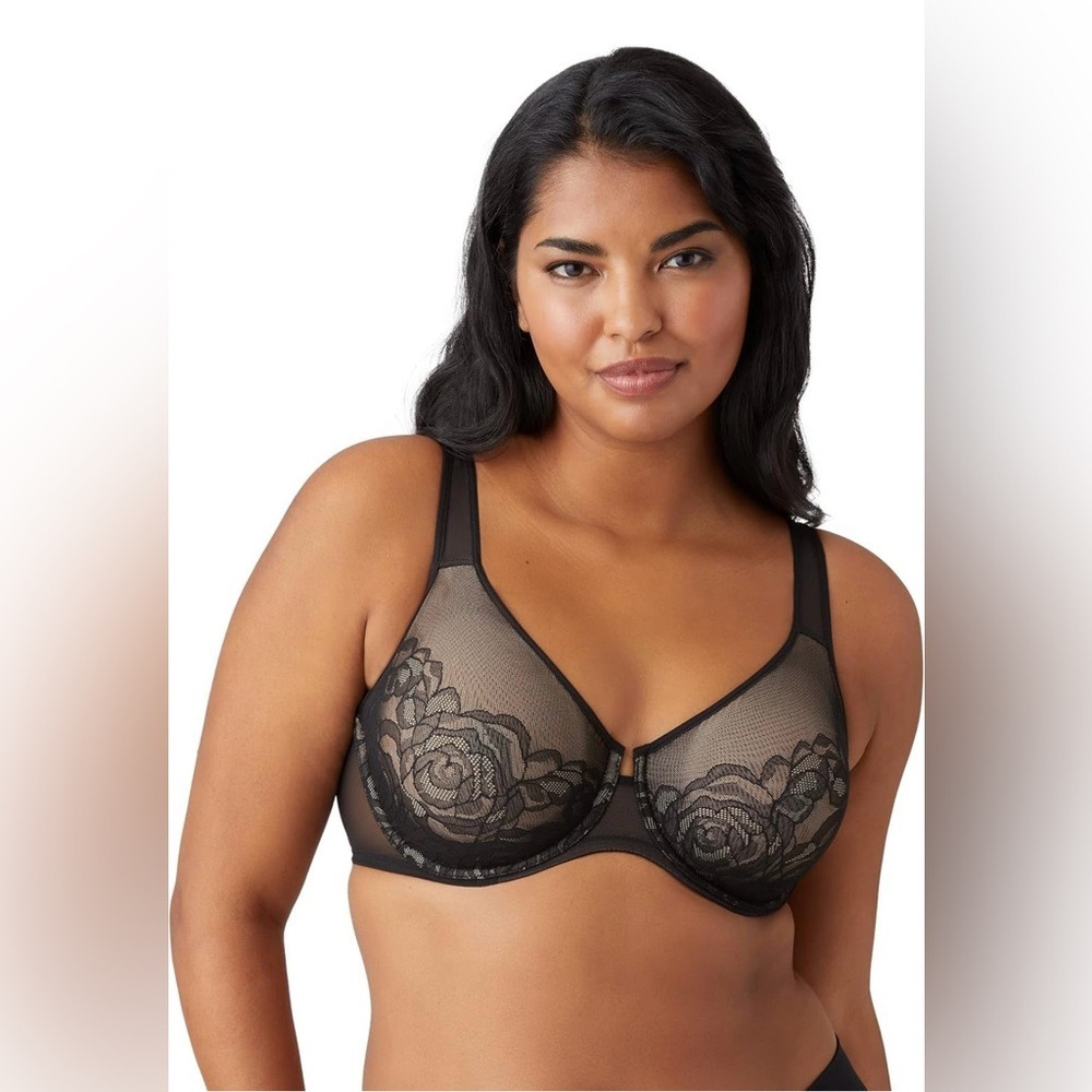 Wacoal Women's Stark Beauty Underwire Bra 40D 855225 - Picture 1 of 8